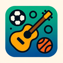 icon_sports_guitar_abstract icon preview