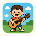 icon_sports_guitar_cartoon icon preview