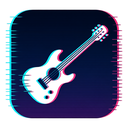 icon_sports_guitar_digital_glitch icon preview