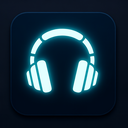icon_sports_headphones_glow_effect icon preview