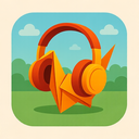 icon_sports_headphones_origami icon preview