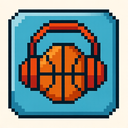 icon_sports_headphones_pixel_art icon preview