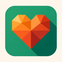 icon_sports_heart_geometric icon preview