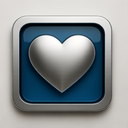 icon_sports_heart_metallic icon preview