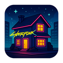 icon_sports_house_cyberpunk icon preview
