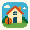 icon_sports_house_flat_design icon preview