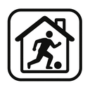 icon_sports_house_monochrome icon preview