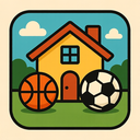 icon_sports_house_retro icon preview