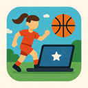 icon_sports_laptop_flat_design icon preview