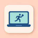 icon_sports_laptop_flat_pastel icon preview