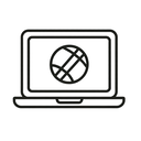 icon_sports_laptop_line_art icon preview