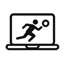 icon_sports_laptop_monochrome icon preview