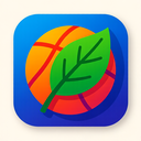 icon_sports_leaf_vibrant_colors icon preview