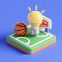icon_sports_light_bulb_3d_isometric icon preview