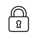 icon_sports_lock_minimal_outline icon preview