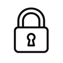 icon_sports_lock_monochrome icon preview