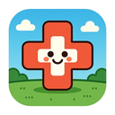 icon_sports_medical_cross_cartoon icon preview