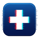 icon_sports_medical_cross_digital_glitch icon preview