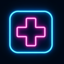 icon_sports_medical_cross_neon icon preview