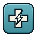 icon_sports_medical_cross_sharp_edges icon preview