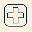 icon_sports_medical_cross_thin icon preview