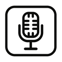 icon_sports_microphone_monochrome icon preview