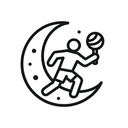 icon_sports_moon_line_art icon preview