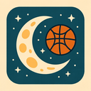 icon_sports_moon_retro icon preview