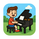icon_sports_piano_cartoon icon preview