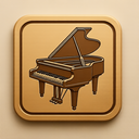 icon_sports_piano_embossed icon preview