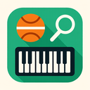 icon_sports_piano_flat_design icon preview