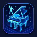 icon_sports_piano_futuristic icon preview