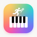 icon_sports_piano_gradient icon preview