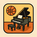 icon_sports_piano_retro icon preview