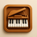 icon_sports_piano_wooden icon preview