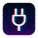 icon_sports_plug_digital_glitch icon preview