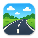 icon_sports_road_glassy icon preview