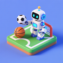 icon_sports_robot_3d_isometric icon preview