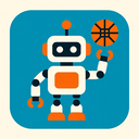 icon_sports_robot_flat_design icon preview