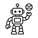icon_sports_robot_minimal_outline icon preview