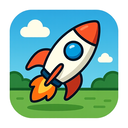 icon_sports_rocket_cartoon icon preview