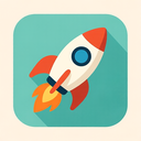 icon_sports_rocket_flat_pastel icon preview