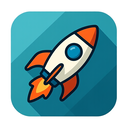 icon_sports_rocket_geometric icon preview