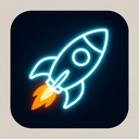 icon_sports_rocket_glow_effect icon preview