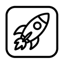 icon_sports_rocket_monochrome icon preview