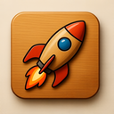 icon_sports_rocket_wooden icon preview