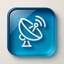icon_sports_satellite_glassy icon preview