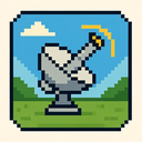 icon_sports_satellite_pixel_art icon preview
