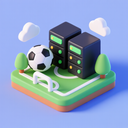 icon_sports_server_3d_isometric icon preview