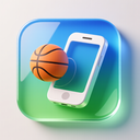 icon_sports_smartphone_glassy icon preview